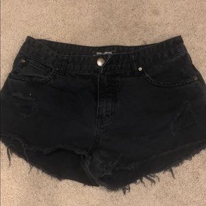 Black Billabong Shorts (Real Jean)